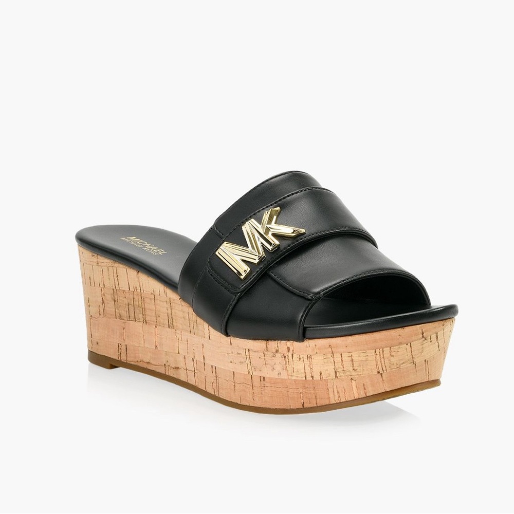 MICHAEL KORS - JILLY PLATFORM SLIDE - SZ 8.5 - WORN ONCE